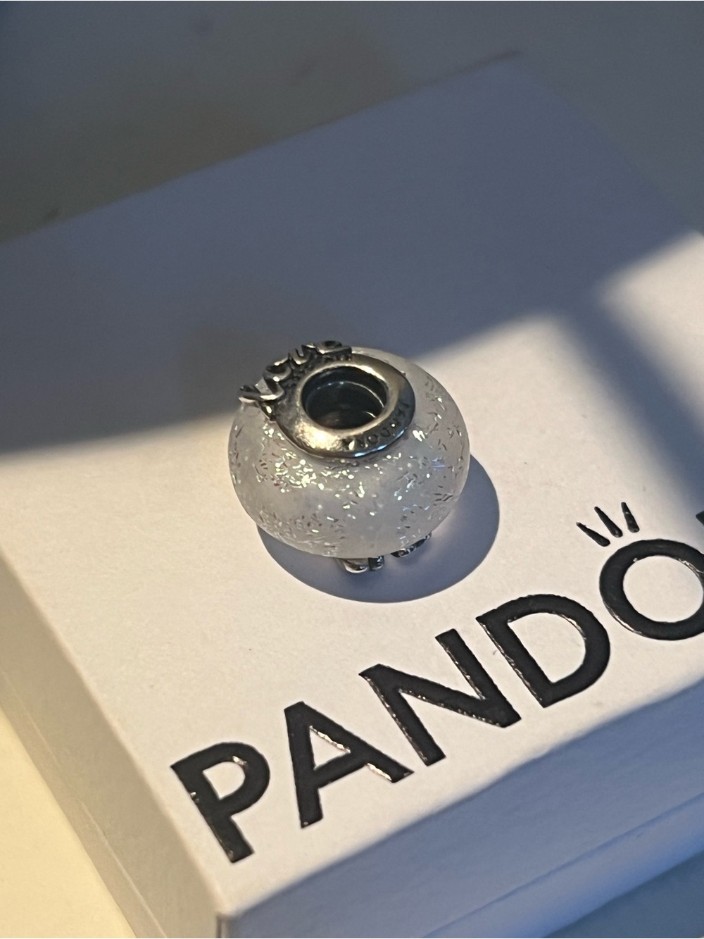 Pandora confetti love/mom charm